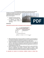 Colocacion Del CONCRETO EN CONDICIONES EXTREMAS DE TEMPERATURA