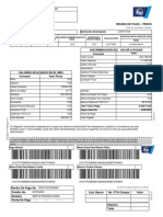 Recibo de Pago No.: Mireya Penagos Casas CR 7A #4-15 TRR 21 APTO 303 Soacha - Cundinamarca