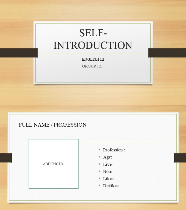 Self Introduction Examples Pdf – Introducing Myself In English – ETDKHL