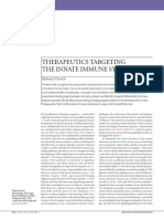 Therapeutics targeting the innate immune system