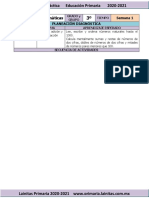 Planeación Matemáticas 3o Primaria 2020-2021