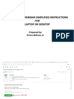 Webex Using Laptop-Desktop Simplified Instructions