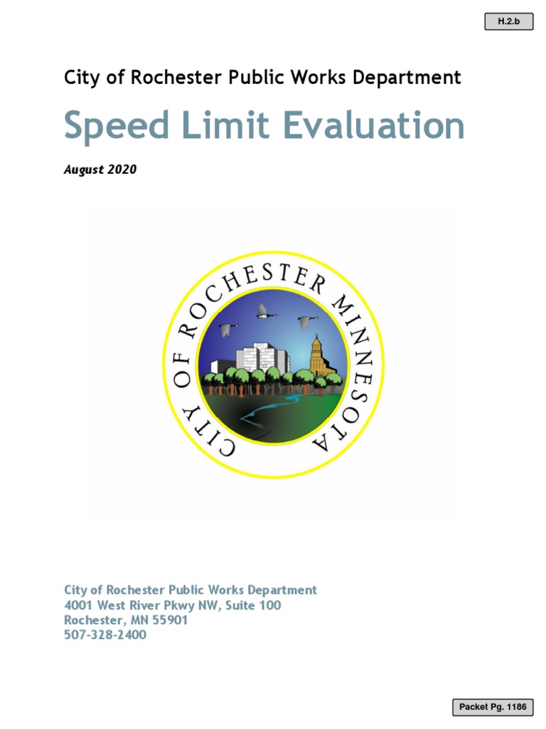 Speed Limit Evaluation | PDF | Speed Limit | Traffic