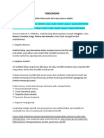 TAKSONOMI Dan BINOMIAL NOMENCLATURE