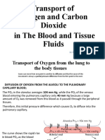 Transport of Oxygen and Crabon Dioxid in The Blood and Tissue Fluid