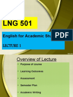 LNG 501 Lecture 1 Sem 1 2018