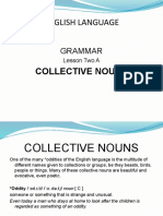 Lesson 2a Collective Noun Table