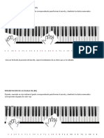 Presentación de las escalas musicales de Do, Re, Mi, Fa, Sol, La y Si