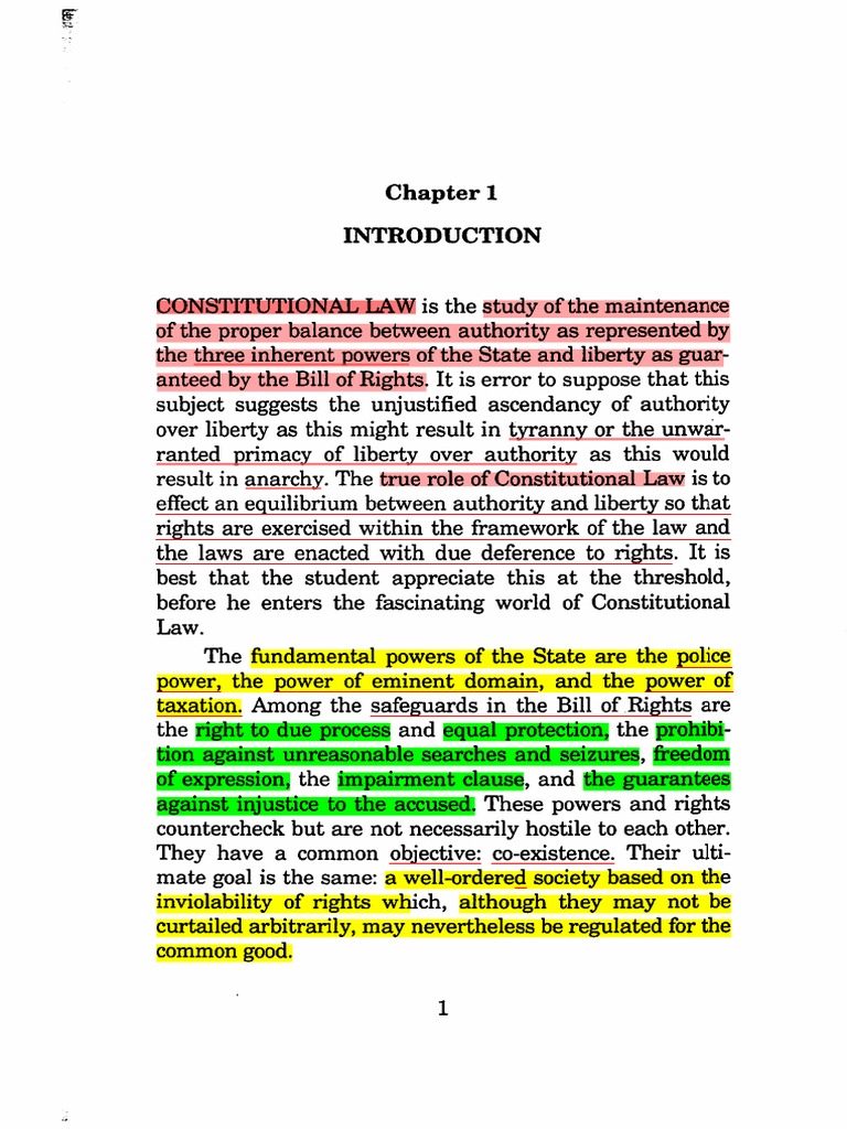 Constitutional Law Overview and Principles | PDF | Ratification ...