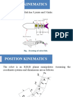 Position Kinematics: We Choose The Robot Fish Has 3 Joints and 3 Links