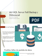 BD SQL Server Full Backup y Diferencial