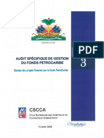 Resume Executif Du Rapport Petrocaribe III