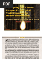 Download The Majority Text  Textus Receptus Vs the Critical Text Editions and the Modern Bible Versions HCSB Version Fourth Edition Rev -- FREE by Ed Scott SN47279753 doc pdf