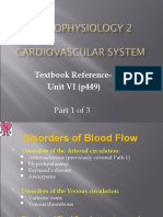 Disorders of Blood Flow: Hyperlipidaemia, Raynaud's Disease, Aneurysms