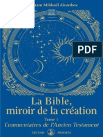 Ivanoff Mikhaël - La Bible, miroir de la Création_ Tome 1 - Commentaires de l'Ancien Testament