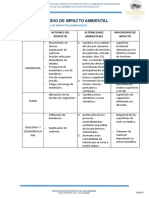 Estudio de Impacto Ambiental