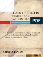 Lesson 4: The Self in Western and Eastern Thoughts: Tips and Tools For Creating and Presenting Wide Format Slides