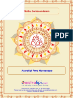 Muthu Somasundaram: Astrolipi Free Horoscope