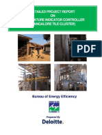 Detailed Project Report ON Temperature Indicator Controller (Mangalore Tile Cluster)