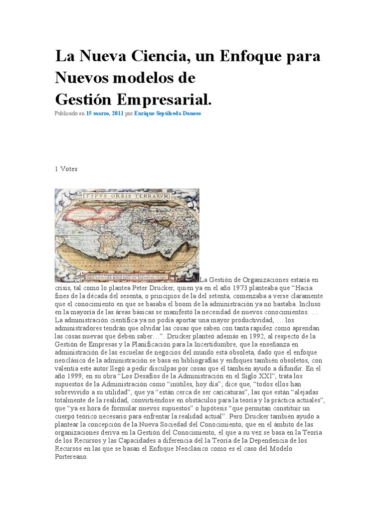 La Nueva Ciencia | PDF | Teoría | Interacciones de disciplina académica