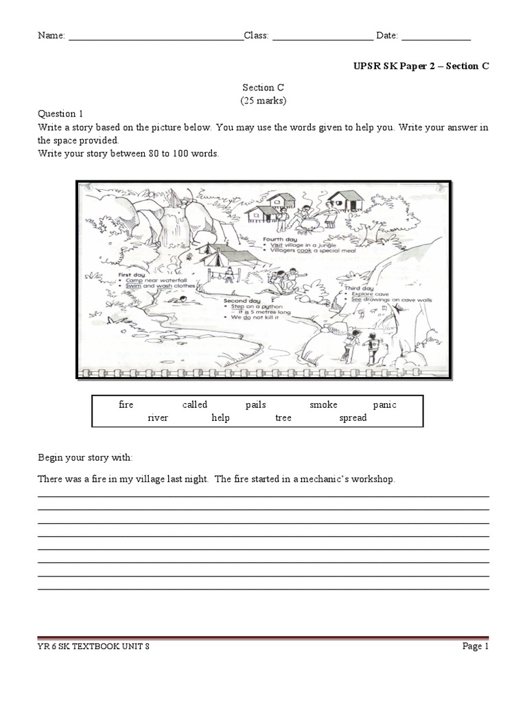 Unit 8 - Paper 2 - Section C | PDF | Home & Garden