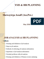 2.job Analysis & HR Planning 2011