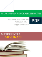 Advokasi Jabfung Materi PDF