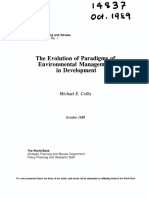 The Evolution of Paradigms of Environmental Management in Development by Michael E. Colby October 1989 PDF