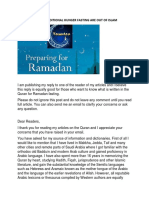 Those Who Keep Traditional Hunger Fasting PDF