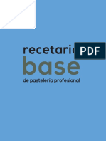 Recetario Base de Pasteleria Profesional PDF