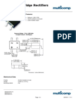 MB Series Bridge Rectifiers: Surface Mount