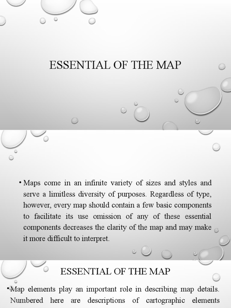 Essential Components of a Map | PDF | Map | Cartography