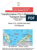 Transformative ITS in Malaysia's Transport Sector: Datuk Ir Dr. LEONG Siew Mun ITS Malaysia