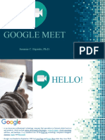 Google Meet: Jeremie C. Espiritu, PH.D