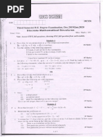 18CS36 - DMS - VTU Question Paper - Jan 2020