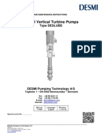 Installation, Operation and Maintenance Instructions for DESMI Vertical Turbine Pumps