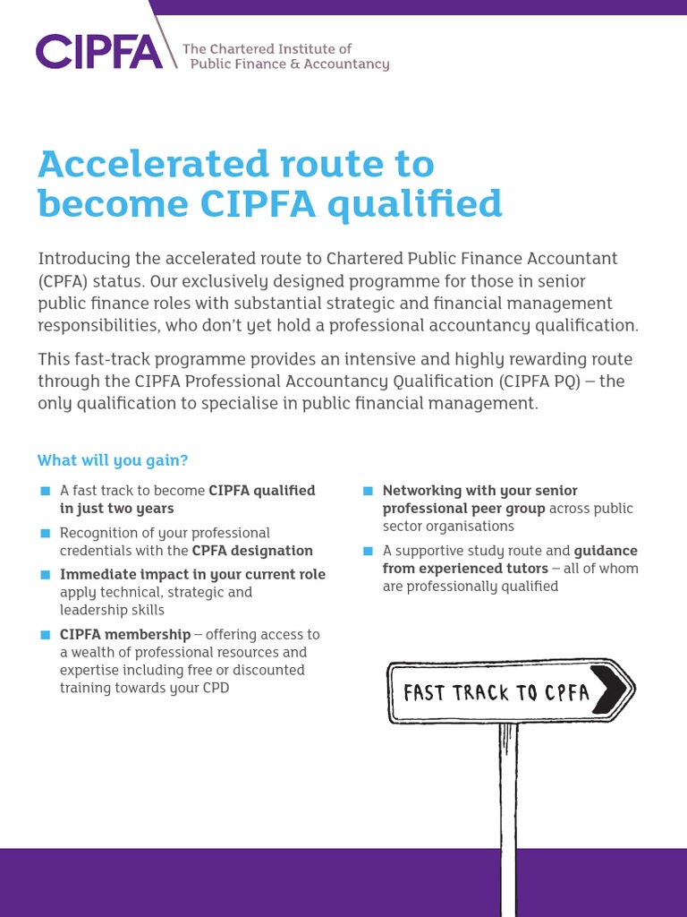 Accelerated Route to CPFA Qualification | PDF | Accounting | Business