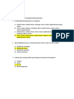 Preguntas Primera Parte Planificacion Estrategica