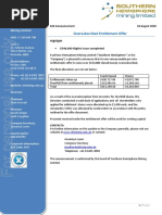 Oversubscribed Entitlement Offer: Southern Hemisphere Mining Limited