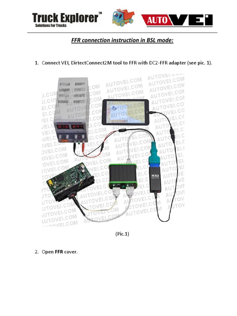 FFR Connection Manual in BSL Mode (EN) PDF | PDF | Computers