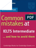 Common Mistakes at IELTS Intermadiate @ieltsbank