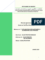 M07 Utilisation Des Appareils de Mesures Electriques GE EB PDF