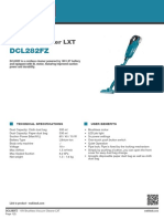 DCL282FZ: 18V Brushless Vacuum Cleaner LXT