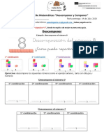 1° Básico. Guia N°3. Julio - Componer y Descomponer