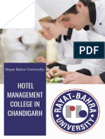 Hotel Management College in Chandigarh