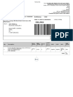 Invoice Shipment Label PDF