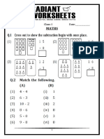 Sample Class 1 Maths