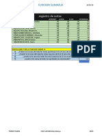Suma de notas estudiantiles con función SUMAR,SI