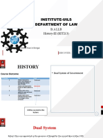 Institute-Uils Department of Law: B.A LLB History-III (HIT213)