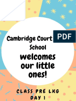 Cambridge Court World School: Welcomes Our Little Ones!